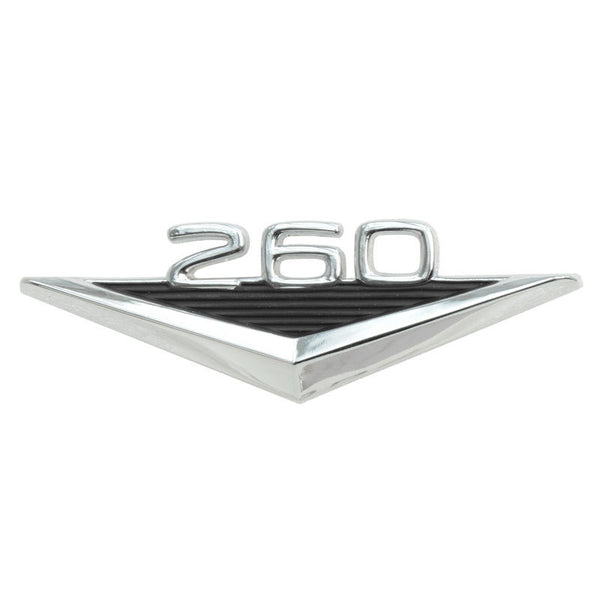 1965 Mustang Fender Emblem, Engine Designation, 260