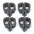 1969-1970 Mustang Hood Bumper Set, 4 pcs