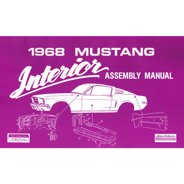 1968 Mustang Interior Assembly Manual