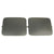 1987-1989 Mustang Hatchback Shock Access Hole Covers, Smoke Gray, Ford Tooling