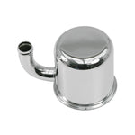 1965-1966 Mustang Oil Filler Cap, 8 cyl, Chrome, Push On, w/Spout
