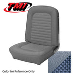 Fastback / Blue 1966 Mustang Two Front Buckets & Rear Seat Upholstery, Standard