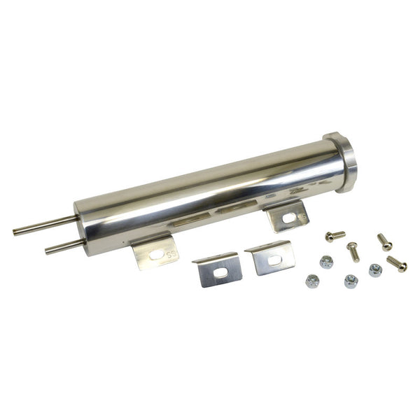 1965-1973 & 1986-1993 Mustang Radiator Overflow Tank, Stainless Steel