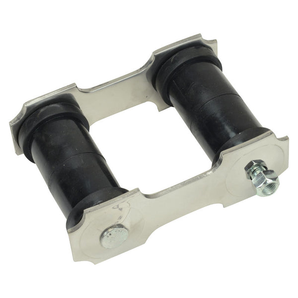 1965-1973 Mustang Rear Leaf Spring Shackle Kit, Stainless Steel, Dual Exhaust, GT