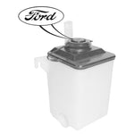 1969-1970 Mustang Windshield Washer Reservoir, w/cap, metal filter screen, Ford Licensed