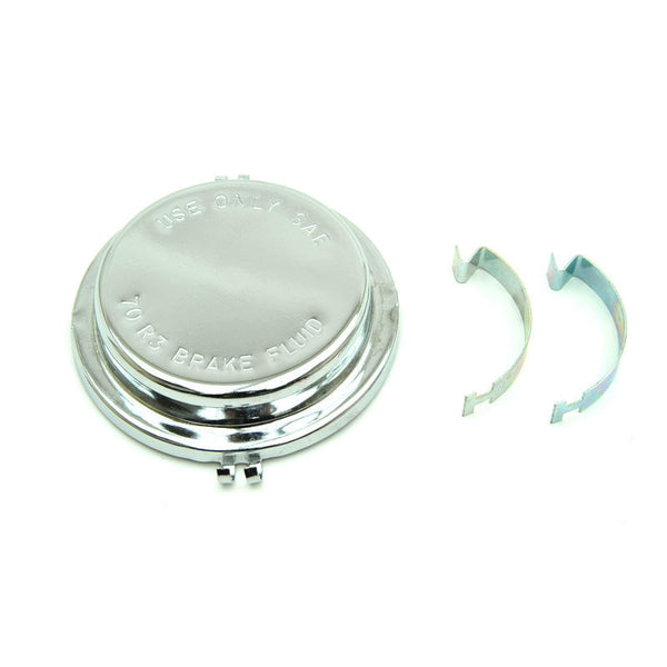 1965-1966 Mustang Disc Brakes Master Cylinder Cap, Chrome, w/Gasket