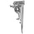 1966 Mustang Hood Latch, w/Top Plate & Support