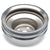 1965-1966 Mustang Water Pump Pulley, 8 cyl, 289, 2 Belt, 5-7/8 inches OD, 2.5 inches Tall, Chrome