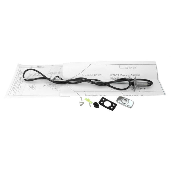 1971-1972 Mustang Radio Antenna Round Shaped Mast