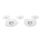 1967-1968 Mustang Instrument Cluster Lens Kit, 5 pcs, w/o Tach