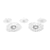 1967-1968 Mustang Instrument Cluster Lens Kit, 5 pcs, w/o Tach