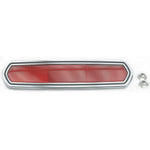 1968 Mustang Quarter Panel Reflector, From 2-15-68, Lens, w/Chrome Bezel
