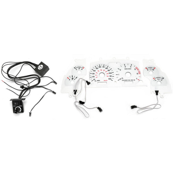 1994-1998 Mustang 2 Color Electro-Luminescent Gauges, V6, 120MPH