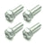 1965-1966 Mustang Front Shock Tower Mounting Bolt Set, w/Star Washer