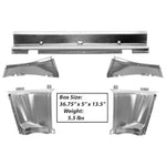 1965-1966 Mustang Fastback Upper Rear Trim Panels