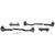 1965-1966 Mustang Tie Rod End Kit, 8 cyl, M/S, 6 pcs