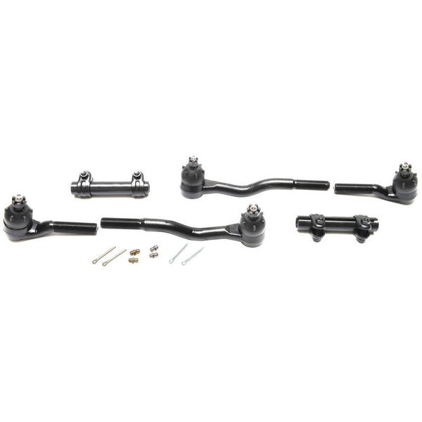 1965-1966 Mustang Tie Rod End Kit, 8 cyl, M/S, 6 pcs