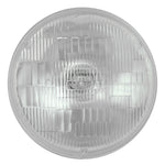 1969 Mustang Sealed Beam Headlight/Halogen, w/o FoMoCo script, low and high beam [replace 4000]
