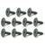 1965-1966 Mustang Rear Valance Panel Screw Set, flat-style head, 11 pcs