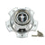 1973 Mustang Slotted Aluminum Wheel, Black Center