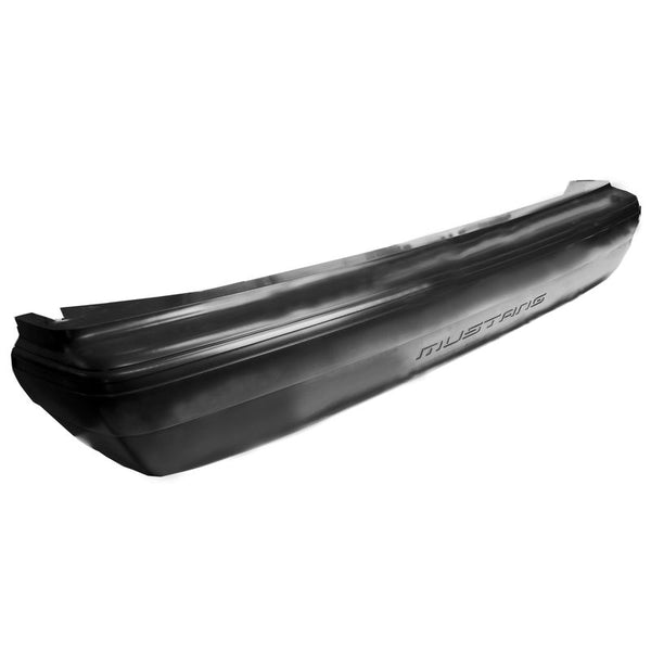 1987-1993 Mustang Rear Bumper Cover, LX, Ford Tooling, w/Mustang Script, Ford Logo on Back Side