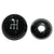 1965-1966 Mustang Transmission Gear Shift Lever Knob, 4 Speed, Black