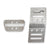 2005-2010 Mustang Billet Pedal Cover Set, Automatic, 2 pcs