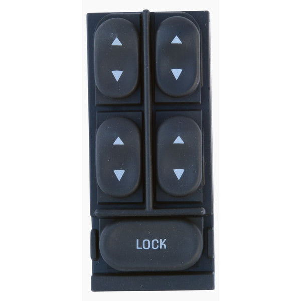 1994-2004 Mustang Power Window Switch, Conv, LH, 5 Buttons, Ford