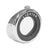 1970 Mustang Cigar Lighter Bezel, Triple Chrome-Plated, w/Black Trim & Raised White Letters
