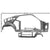 1970 Mustang Dynacorn Door / Quarter Frame Assembly, FB, RH, Weld Thru Primer