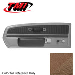 Saddle 1968 Mustang Deluxe Door Panels