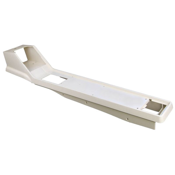 1965-1966 Mustang Console Housing, White, Trim to Fit, Paintable