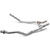 1967-1969 Mustang Dual Exhaust H-Pipe, 390, 428 exc. CJ, Use w/2 inches FUW Spacer