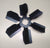 1964-1967 Mustang Clutch Fan, 6 Blade, V8 (260, 289), 17 inches