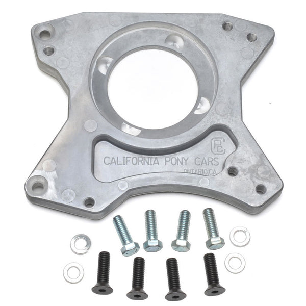1965-1973 Mustang T5 Conversion Adapter Plate Kit, 6 Bolt Bell Housing, 8 cyl; 67-69 6 cyl