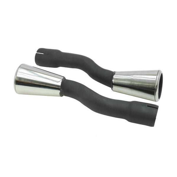 1965-1966 Mustang Exhaust Tips, RH & LH, Economy