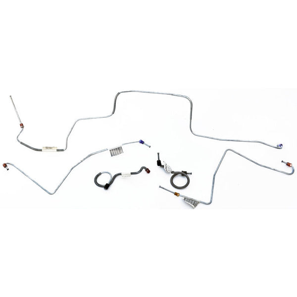 1970 Mustang Pre-Bent Front Brake Line Set, Standard Drum, 5 pcs