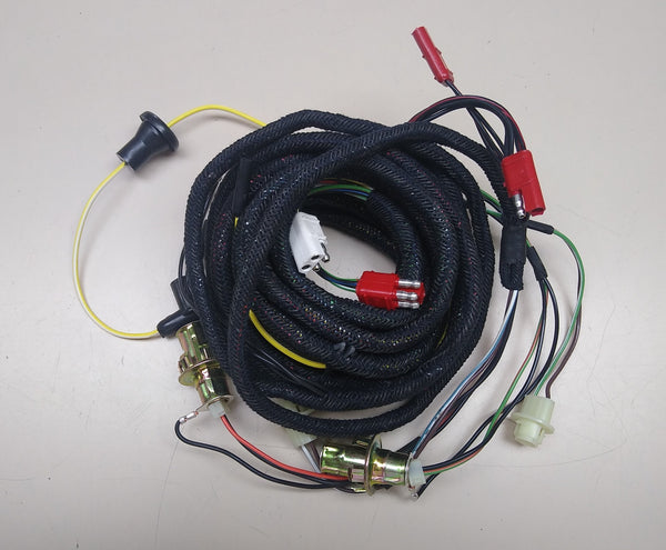 1970 Mustang Tail Light Wire Loom, with Light Sockets, Concours