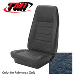 Blue 1971-1973 Mustang Two Front Buckets Upholstery, Standard
