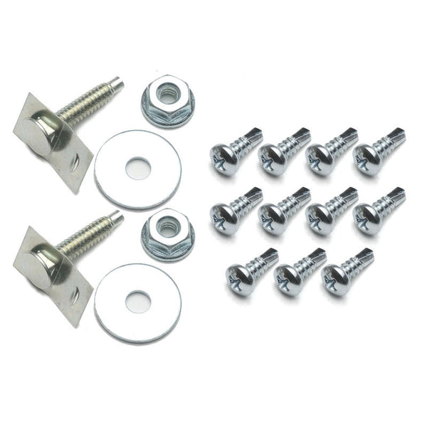 1967-1970 Mustang Rear Valance Panel Mounting Kit, 11 screws, 2 clip bolts & 2 nuts