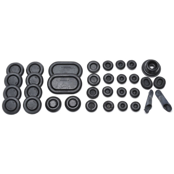 1965-1966 Mustang Rubber Plug & Grommet Kit, 33 pcs