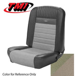 Fastback / Ivy Gold/White 1965-1966 Mustang Two Front Buckets & Rear Seat Upholstery, Pony