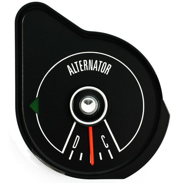 1969 Mustang Alternator Gauge, Black