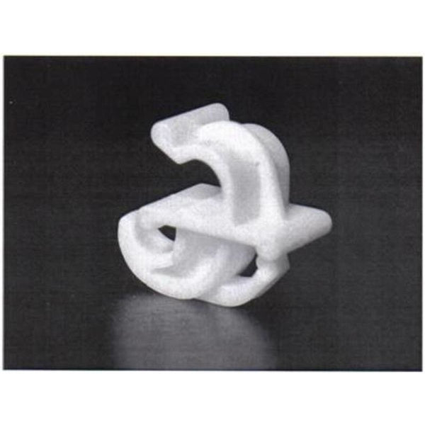 1988-1993 Mustang Prop Rod Retainer Clip, White, Plastic