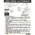 1973 Mustang Trunk Compartment Jack Instructions Decal, Conv