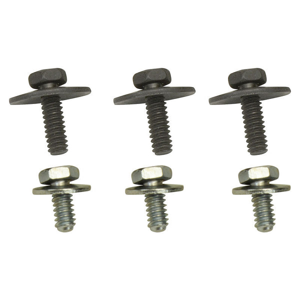 1965-1966 Mustang Glove Box Hinge Mounting Kit, 6 pcs