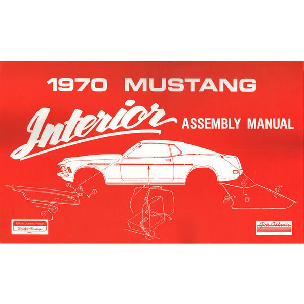 1970 Mustang Interior Assembly Manual