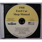 1968 Mustang Shop Manuals (CDROM)