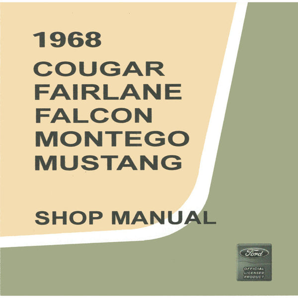1968 Mustang Shop Manuals (CDROM)