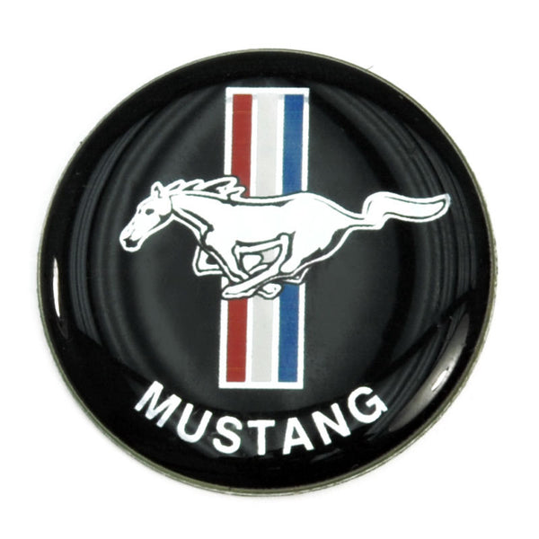 1965-1973 Mustang  inches1965 Shelby GT350 inches Style Wood Steering Wheel MUSTANG Emblem